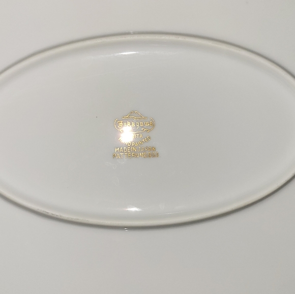 16" Oval Serve Tray by Fukagawa Arita 903 Vintage Platter Tray XL - Picture 2 of 3
